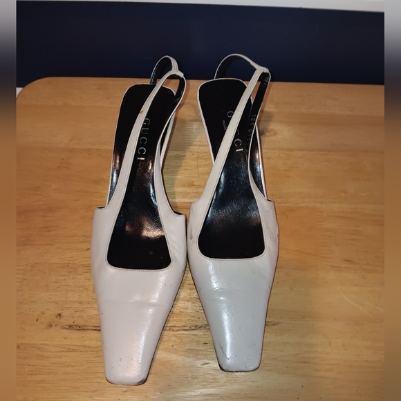 Gucci GG Leather Heels Size 36 - Picture 1 of 7